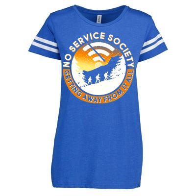 Funny No Service Society Enza Ladies Jersey Football T-Shirt