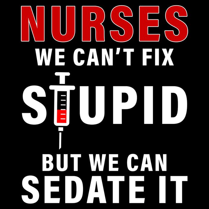 Funny Nurse Can't Fix Stupid Drawstring Bag