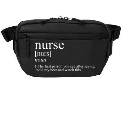 Funny Nurse Definition Crossbody Pack