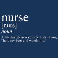 Funny Nurse Definition Cooling Performance Crew T-Shirt