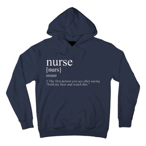 Funny Nurse Definition Hoodie