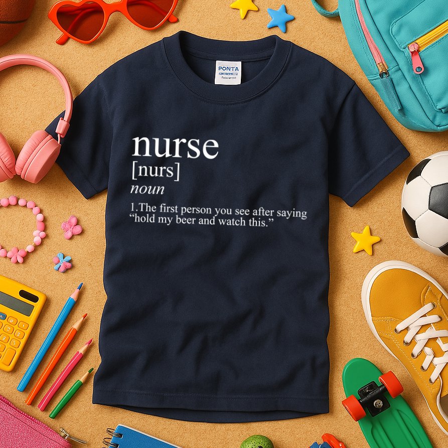 Funny Nurse Definition Kids T-Shirt
