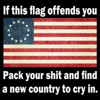 Funny Offensive Betsy Ross Flag City Backpack