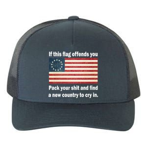 Funny Offensive Betsy Ross Flag Yupoong Adult 5-Panel Trucker Hat