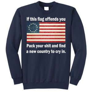 Funny Offensive Betsy Ross Flag Sweatshirt