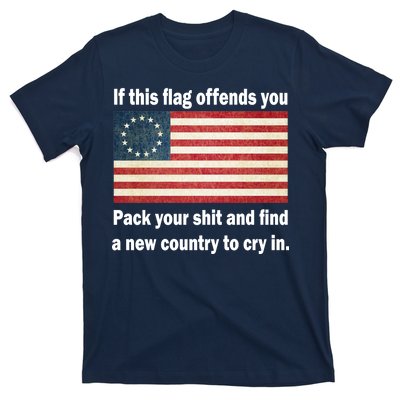 Funny Offensive Betsy Ross Flag T-Shirt