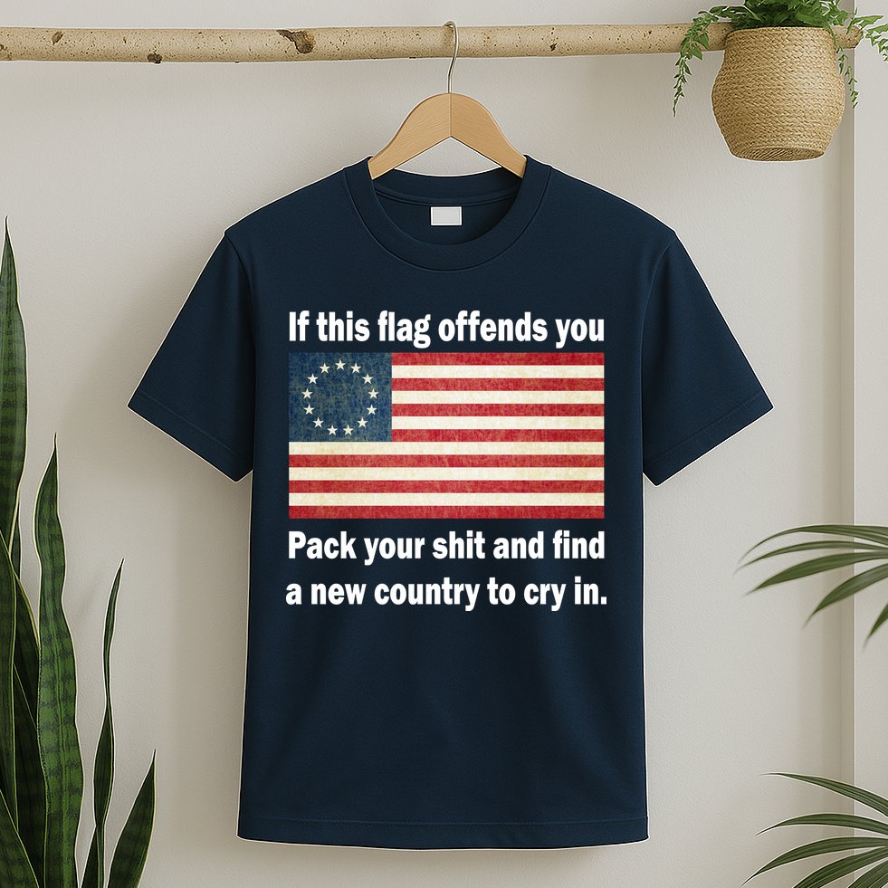 Funny Offensive Betsy Ross Flag T-Shirt