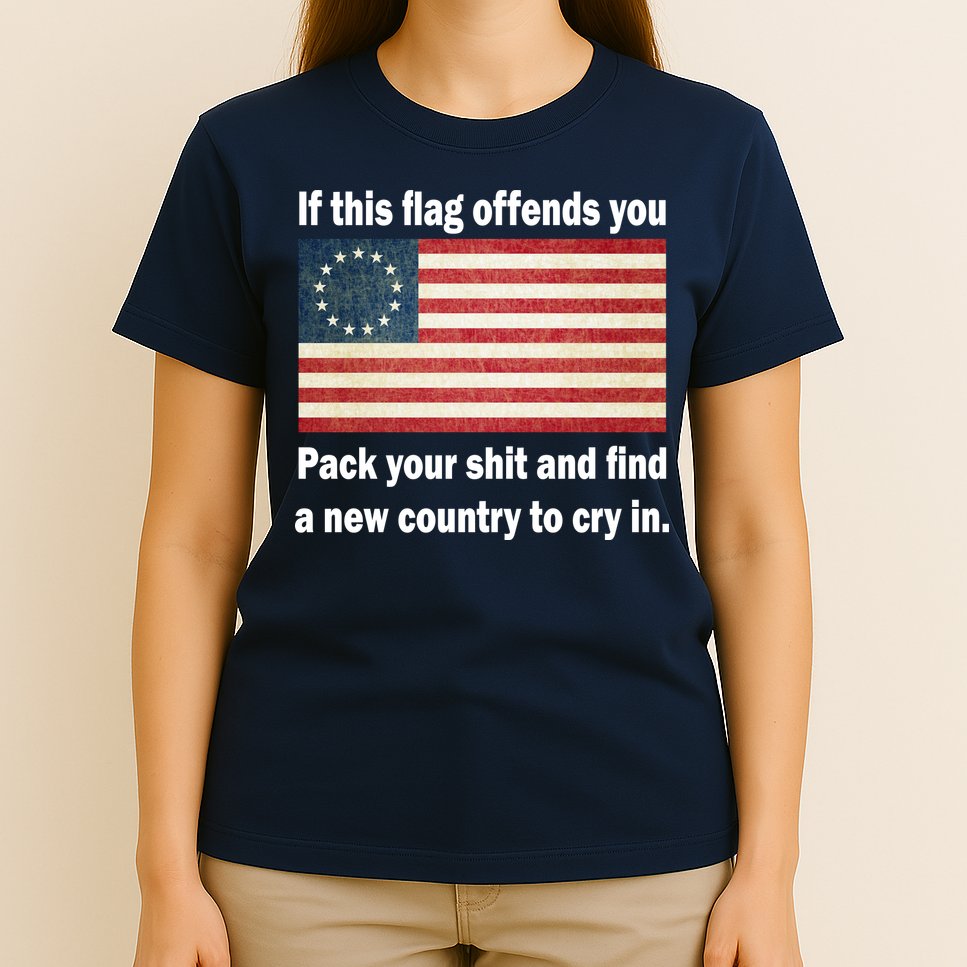 Funny Offensive Betsy Ross Flag T-Shirt