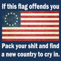 Funny Offensive Betsy Ross Flag T-Shirt