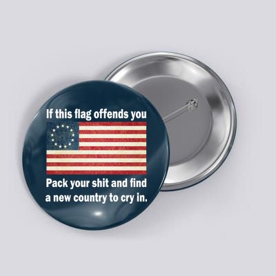 Funny Offensive Betsy Ross Flag Button