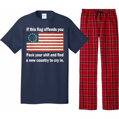 Funny Offensive Betsy Ross Flag Pajama Set