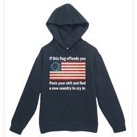 Funny Offensive Betsy Ross Flag Urban Pullover Hoodie