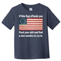 Funny Offensive Betsy Ross Flag Toddler T-Shirt