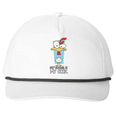 Funny Offensive Stop Staring At My Cock Snapback Five-Panel Rope Hat