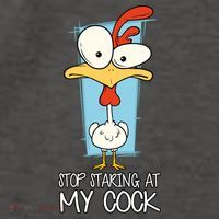Funny Offensive Stop Staring At My Cock Vector Backpack
