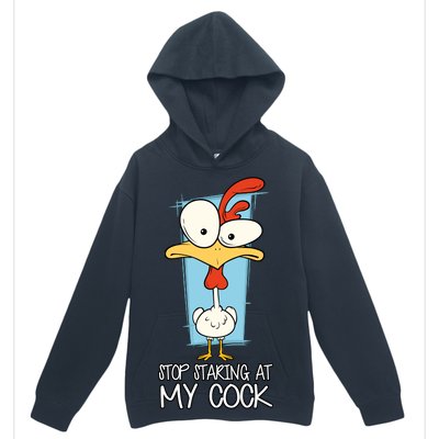 Funny Offensive Stop Staring At My Cock Urban Pullover Hoodie