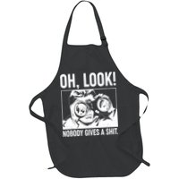 Funny Oh Look Nobody Gives A Shit Apron