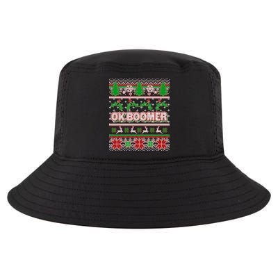 Funny OK Boomer Ugly Christmas Cool Comfort Performance Bucket Hat