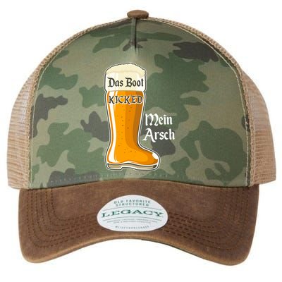 Funny Oktoberfest Das Boot Kicked Mein Arsch Legacy Tie Dye Trucker Hat