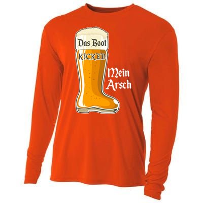 Funny Oktoberfest Das Boot Kicked Mein Arsch Cooling Performance Long Sleeve Crew