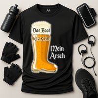 Funny Oktoberfest Das Boot Kicked Mein Arsch Performance Shirt
