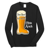 Funny Oktoberfest Das Boot Kicked Mein Arsch Long Sleeve Shirt