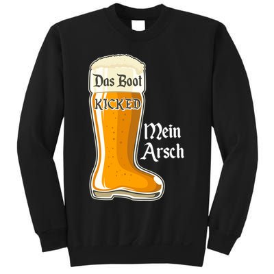 Funny Oktoberfest Das Boot Kicked Mein Arsch Sweatshirt