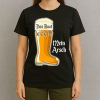 Funny Oktoberfest Das Boot Kicked Mein Arsch T-Shirt