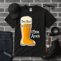 Funny Oktoberfest Das Boot Kicked Mein Arsch Tall T-Shirt