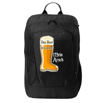 Funny Oktoberfest Das Boot Kicked Mein Arsch City Backpack