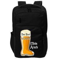 Funny Oktoberfest Das Boot Kicked Mein Arsch Impact Tech Backpack