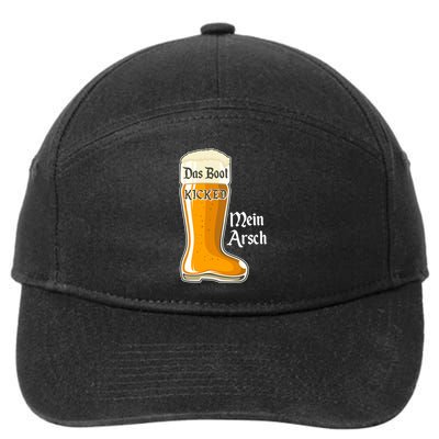 Funny Oktoberfest Das Boot Kicked Mein Arsch 7-Panel Snapback Hat