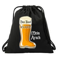 Funny Oktoberfest Das Boot Kicked Mein Arsch Drawstring Bag