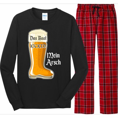 Funny Oktoberfest Das Boot Kicked Mein Arsch Long Sleeve Pajama Set