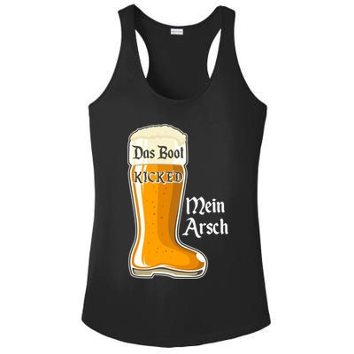 Funny Oktoberfest Das Boot Kicked Mein Arsch Ladies PosiCharge Competitor Racerback Tank