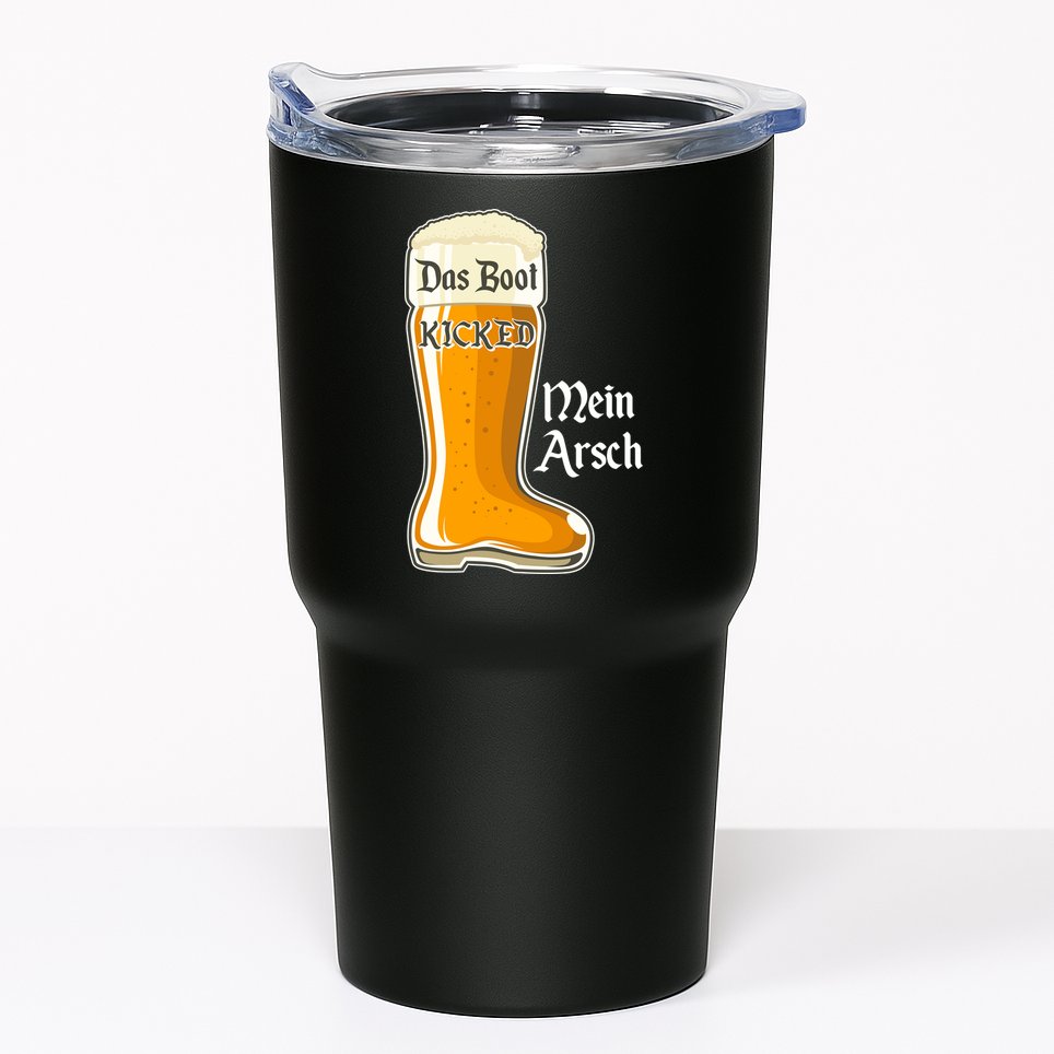 Funny Oktoberfest Das Boot Kicked Mein Arsch Tumbler