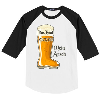 Funny Oktoberfest Das Boot Kicked Mein Arsch Baseball Sleeve Shirt