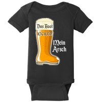 Funny Oktoberfest Das Boot Kicked Mein Arsch Baby Bodysuit