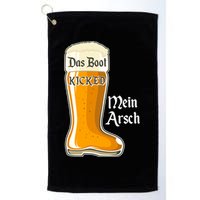 Funny Oktoberfest Das Boot Kicked Mein Arsch Golf Towel