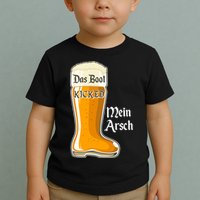 Funny Oktoberfest Das Boot Kicked Mein Arsch Toddler T-Shirt