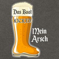 Funny Oktoberfest Das Boot Kicked Mein Arsch Cotton Canvas Backpack