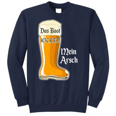 Funny Oktoberfest Das Boot Kicked Mein Arsch Tall Sweatshirt