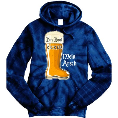 Funny Oktoberfest Das Boot Kicked Mein Arsch Tie Dye Hoodie