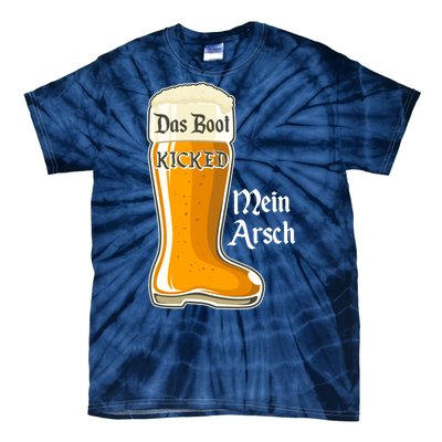 Funny Oktoberfest Das Boot Kicked Mein Arsch Tie-Dye T-Shirt