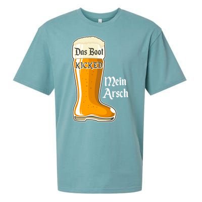 Funny Oktoberfest Das Boot Kicked Mein Arsch Sueded Cloud Jersey T-Shirt