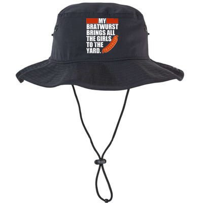 Funny Oktoberfest My Bratwurst Brings All the Girls to the Yard Bucket Hat