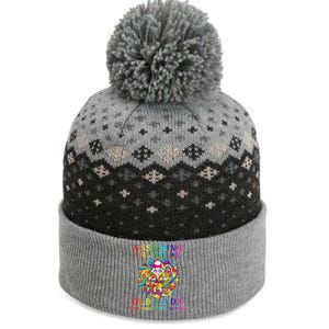 Funny Old Lady The Baniff Cuffed Pom Beanie