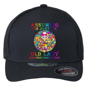 Funny Old Lady Flexfit Unipanel Trucker Cap