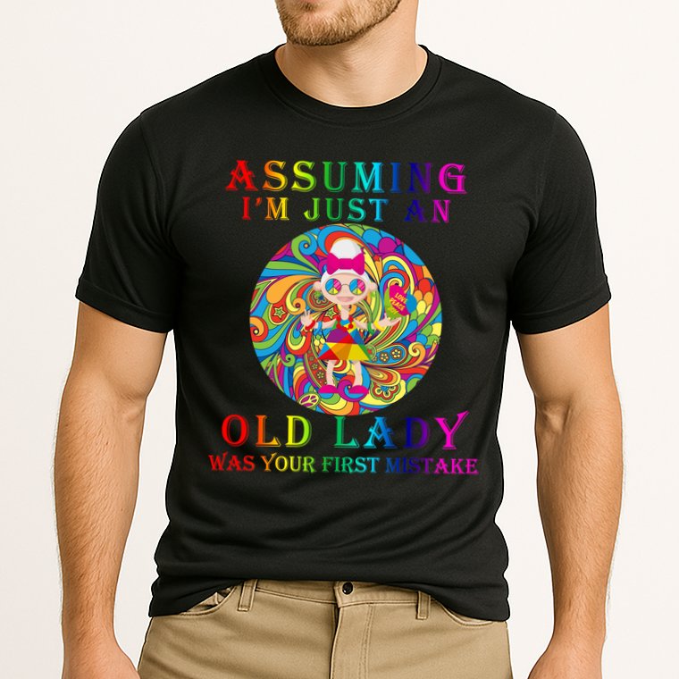 Funny Old Lady Cooling Performance Crew T-Shirt