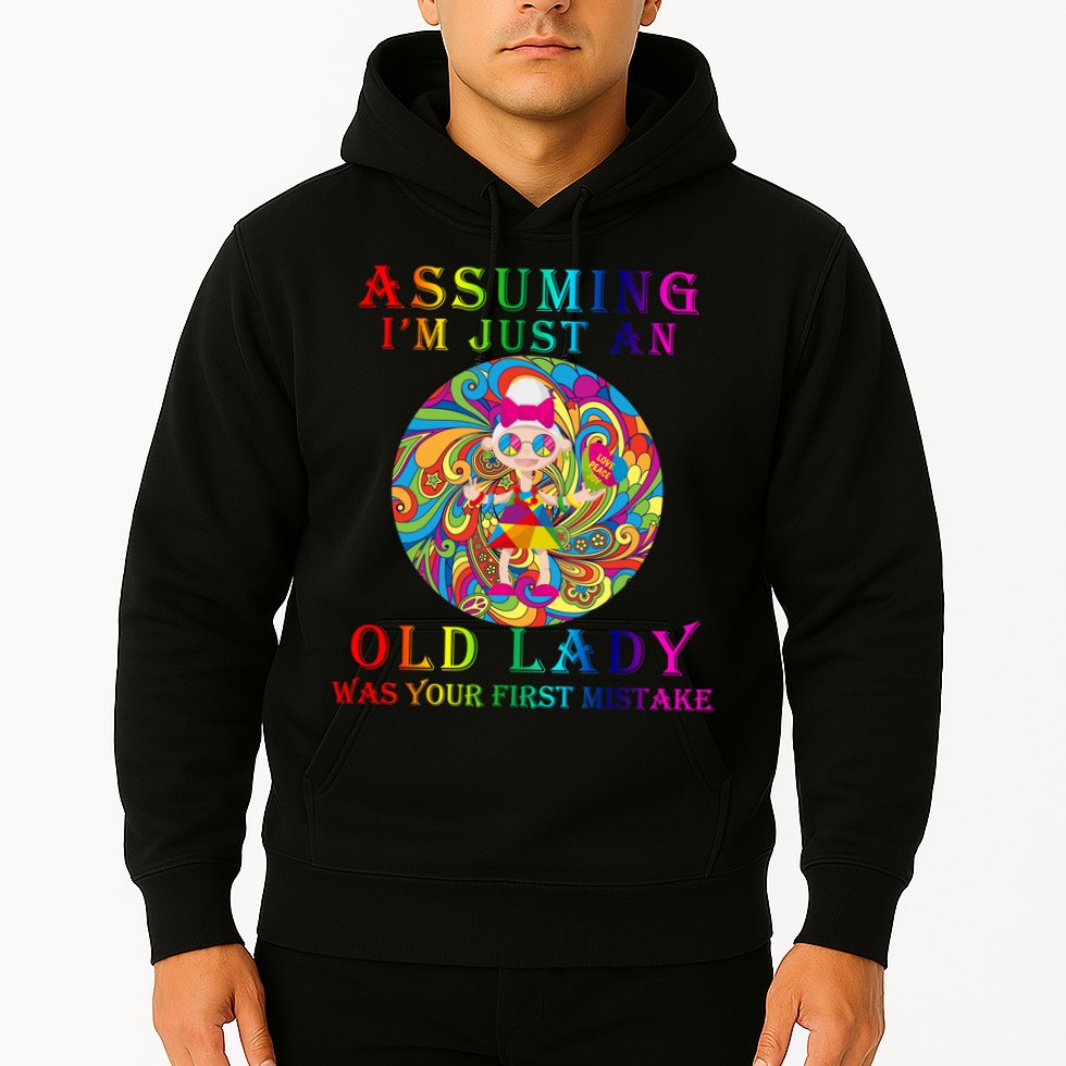 Funny Old Lady Hoodie